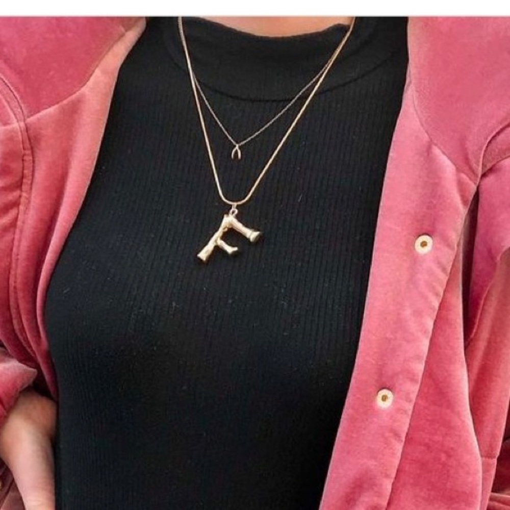 F necklace